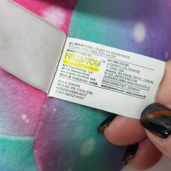 Kima the Rainbow Unicorn 10" Squishmallow Sparkle Multicolored Stuff Toy Plush - Picture 5 of 8